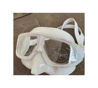 (Placcatura trasparente) Maschera da apnea professionale Big God integrata a basso volume e alta definizione,