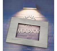 Placche compatibili Bticino Living light in tecnopolimero spazzolato placca 3 4 6 moduli posti per supporti LN4703 e N4703 (7 posti, T20 - Grigio Nickel)