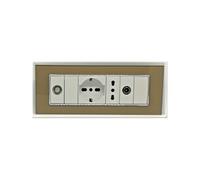 Placche COMPATIBILI VIMAR PLANA 3 4 7 MODULI - VARI COLORI