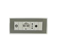 Placche COMPATIBILI VIMAR PLANA 3 4 7 MODULI - VARI COLORI