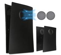 Placche con prese d'aria di raffreddamento e filtro antipolvere per l'edizione digitale DOBEWINGDELOU Piastra frontale Coperchio della console Piastra laterale di ricambio Accessori ABS Nero