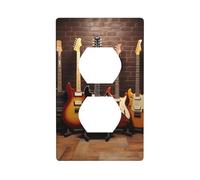 Placche da parete per chitarra Raccolta Coperture 1 Gang Duplex Interruttore della Luce Piastra di Copertura Piastre da Parete Elettriche Coperture Presa Decorativa Per La Decorazione Domestica