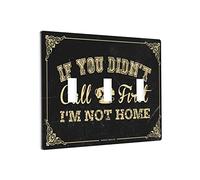 Placche decorative per interruttori e coperture di uscita If You Didn'T Call First I'M Not Home Switch Wallplate Cover nostalgic Switch Plate Covers Triple Light Switch