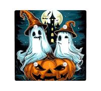 Placche di copertura per interruttori della luce fantasma di Halloween, decorazioni per la casa infestata spettrale, scena notturna oscura, piastre da parete in materiale termoplastico, dimensioni