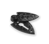 Placche in ghisa nera anticata, copertura per buco della serratura, accessori per serratura della porta (rosetta coperta)