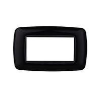 PLACCHE IN TECNOPOLIMERO COMPATIBILI LIVING 3-4-7 MODULI COLORI ASSORTITI ETTROIT (4 MODULI, NERO)