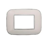 PLACCHE ORBIS COLORI ASSORTITI COMPATIBILI SERIE AXOLUTE 3-4-6 MODULI ETTROIT (3 MODULI, BIANCO)