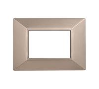PLACCHE PIRAMIDE COLORI ASSORTITI COMPATIBILI SERIE AXOLUTE 3-4-6 MODULI ETTROIT (3 MODULI, BRONZO)