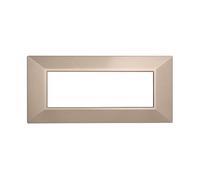 PLACCHE PIRAMIDE COLORI ASSORTITI COMPATIBILI SERIE AXOLUTE 3-4-6 MODULI ETTROIT (6 MODULI, BRONZO)