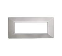 PLACCHE PIRAMIDE COLORI ASSORTITI COMPATIBILI SERIE AXOLUTE 3-4-6 MODULI ETTROIT (6 MODULI, SILVER)