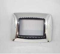 PLACCHE PLACCHETTE IN ABS CROMO LUCIDO COMPATIBILI CON SERIE LIVING INTERNATIONAL (3 MODULI)