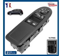 Placchetta Alzacristallo Anteriore Sinistro per Citroen C3 II Di 2009 A 2016 -