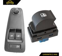 Placchetta Anteriore Sinistro + Pulsante Destro Alzacristallo per Jumper Ducato