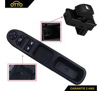 Placchetta AVG + Pulsante AVD Alzacristallo Elettrico per Peugeot 207