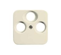 PLACCHETTA CENTRALE PER COLLEGAMENTI TV/SAT BUSCH-JAEGER Zentralscheibe 2CKA001724A1747, Busch-Jaeger, Avorio, Crema