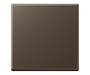 PLACCHETTA COPRI INTERRUTTORE JUNG A 590 MO marrone moka 5.5x5.5 cm