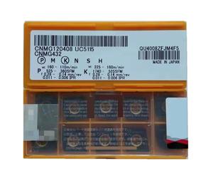 Placchetta di tornio CNC 10 PZ Punte da tornio Inserti da taglio Lama diamantata CNC CNMG120404 120408 120412 UC5115 Lama girevole in ghisa(CNMG120408 UC5115)