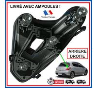 Placchetta Fanale Posteriore Destro + Lampadine per Peugeot 308 1.6 HDI Phase 1