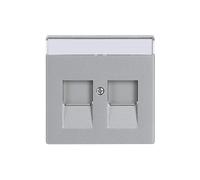 PLACCHETTA PER PRESE DI RETE BUSCH-JAEGER 1800-83, Moduli Modular-Jack Busch-Jaeger 1810, 1812, 1814, 1816, 1818, 1819