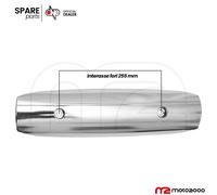 PLACCHETTA PROTEZIONE MARMITTA CROMATA T-MAX TMAX 500 530 2007 - 2016