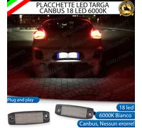 PLACCHETTE A LED LUCI TARGA 18 LED SPECIFICHE KIA CEED PRO CEED 1 6000K BIANCO