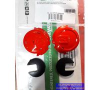 PLACCHETTE COVER VISIERA NOLAN N21 VISOR Corsa Red Casco Jet