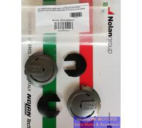 PLACCHETTE COVER VISIERA NOLAN N21 VISOR DARK INOX FLAT BLACK Casco Jet