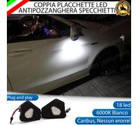 PLACCHETTE LED SPECCHIETTI MERCEDES CLASSE A W176 6000K ANTI POZZANGHERA