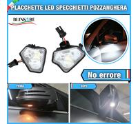 PLACCHETTE LED SPECCHIETTI MERCEDES CLASSE S C216 6000K POZZANGHERA NO ERRORE