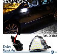 PLACCHETTE Luci SPECCHIETTI LED Cortesia per VW PASSAT CC 18 LED CANBUS 6.500K