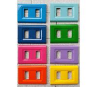 PLACCHETTE PLACCHE IN ABS SERIE MAGIC ELITE BTICINO COMPATIBILI COLOR COPRIPRESE