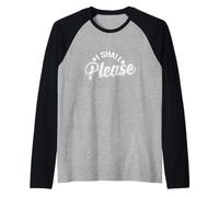 Placebo I Shall Please Effetto Attraverso l'immaginazione Maglia con Maniche Raglan
