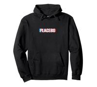Placebo Retro Font Design Visual Felpa con Cappuccio