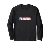 Placebo Retro Font Design Visual Maglia a Manica