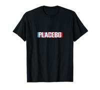 Placebo Retro Font Design Visual Maglietta