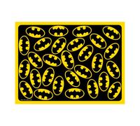 Placemat - Batman Logo Scattered Black Yellow