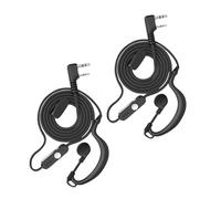PLACKE 5/10 Pezzi Auricolare for Microfono 2 Pin Tipo K Adatto for Radio bidirezionale Adatto for Baofeng UV-5R/888S/UV-10R/AR-518/UV-S9 Plus Walkie Talkie(2PCS)