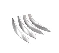 PLACKE 51417275487 51417275488 Maniglia For Porta Interna Maniglia For Copertura Esterna Sostituzione Del Rivestimento Adatta For BMW Serie 3 4 F30 F31 F32 F33 F34 F35 F36(Color:Silver Outer Cover)