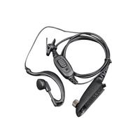 PLACKE Auricolare for Microfono Multi-Pin Quadrato PPT Adatto for Motorola GP380, Radio Portatile, walkie-Talkie, GP328, GP329, GP340, HT750