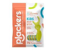 Plackers Kids - Filo interdentale per bambini, 75 pezzi, confezione da 3