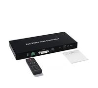PLACUNT Controller videowall 1080p 2x3 for TV 1x2 1x3 1x4 1x5 1x6 2x2 3 4 6 compatibile con HDMI, processore di giunzione video multischermo facile da usare