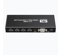 PLACUNT Controller videowall DVI 4K 3x3 1x3 1x4 2x3 2x4 Vs 2x2 Processore multischermo TV compatibile con HDMI 2 3 4 Giuntatore video facile da usare(4K 2x2 Controller)