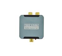 PLACUNT Convertitore da digitale ad analogico Ingresso ottico Toslink DAC all'uscita amplificatore for cuffie jack RCA L/R facile da usare
