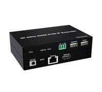PLACUNT Extender IP KVM 4K 60Hz 200M for su cavo CAT6 RJ45, extender Ethernet USB, supporta 1 TX a più RX/mouse e tastiera facile da usare