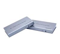 PLACUNT Extender KVM 4K 120m con trasmettitore e ricevitore compatibile su extender Ethernet RJ45 Cat6 for mouse tastiera USB facile da usare
