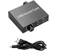PLACUNT Scheda USB for set-top box esterno/computer Convertitore esterno Altoparlante senza driver esterna facile da usare