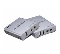 PLACUNT Trasmettitore e ricevitore KVM Extender video 4K 120M da 60M, compatibile con HDMI, tramite cavo Ethernet RJ45 CAT5e/6, supporta tastiera mouse facile da usare(60M)