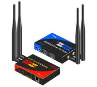 PLACUNT Trasmettitore video 4K30Hz Extender wireless H.265 2.4G/5G 200M for HDMI Wireless Può connettersi al cavo Ethernet facile da usare(1080P)