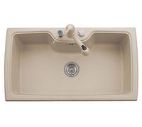 Plados HR0860 lavello monovasca avena 86x50 ad incasso Rettangolare