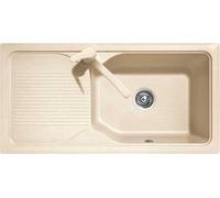 Plados Lavello Cucina 1 Vasca eff.Fragranite Incasso 99 cm Nero UG70 DB09910